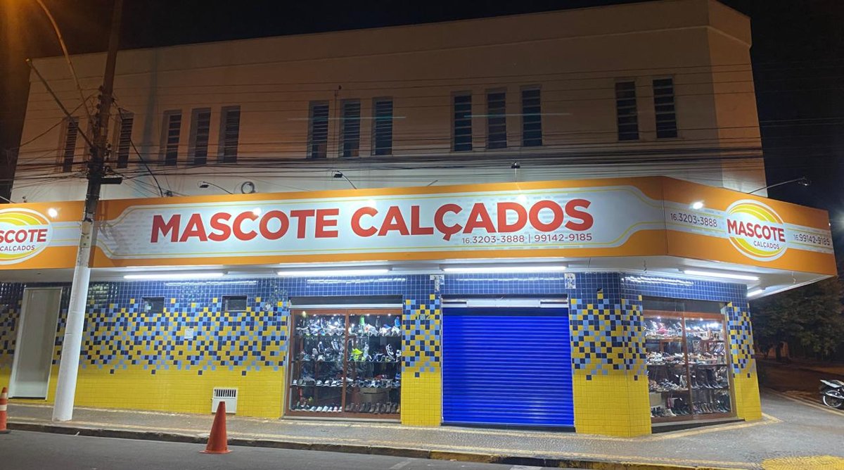 Fachada da loja Mascote Calçados em Jaboticabal/SP